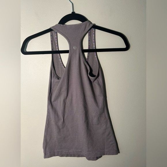 Lululemon purple stripe racerback tank top 4 - Picture 5 of 5